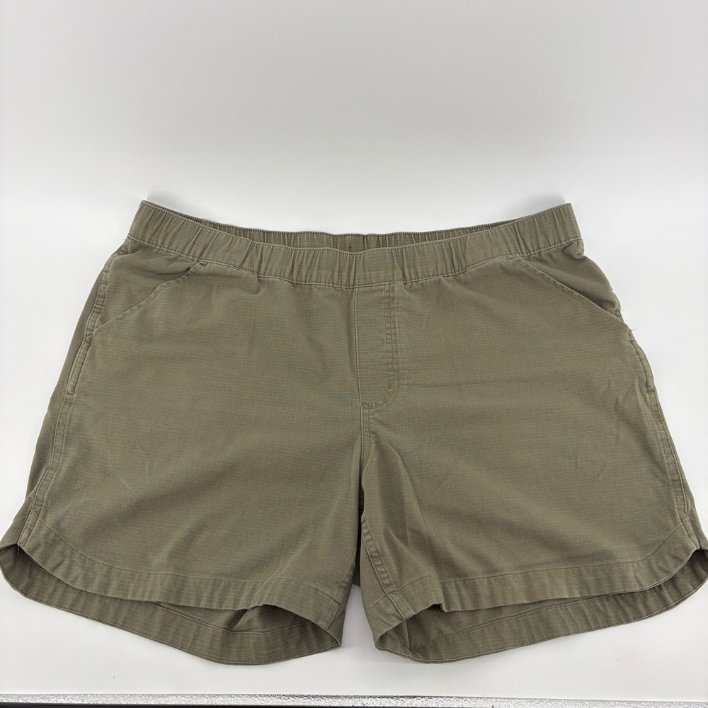 Carhartt‎ Womens XL Olive Green Relaxed Fit Ripstop Utility Shorts BS6199-W
